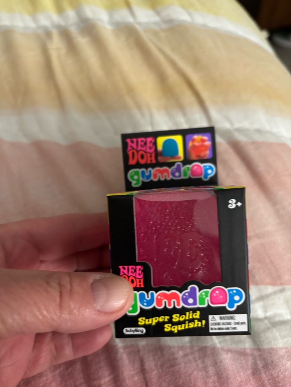 Gumdrop Super Solid Squish! Kids Toy - Pink